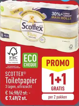 ALDI Scottex Toiletpapier aanbieding