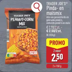 ALDI Trader joe's Pinda en maïsmix aanbieding