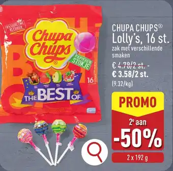 ALDI Chupa chups Lolly's aanbieding