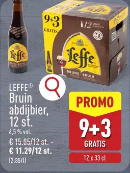 ALDI Leffe Bruin abdijbier aanbieding