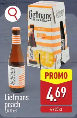 ALDI Liefmans peach aanbieding