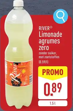 ALDI River Limonade agrumes zero aanbieding
