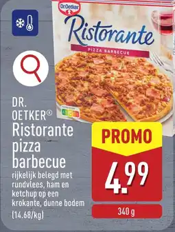 ALDI Dr. oetker ristorante pizza barbecue aanbieding