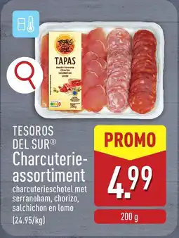 ALDI Tesoros del sur charcuterie assortiment aanbieding