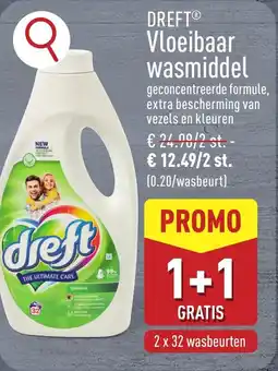 ALDI Dreft vloeibaar wasmiddel aanbieding