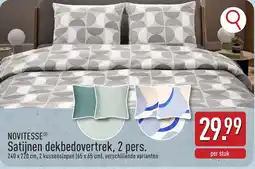 ALDI Novitesse Satijnen dekbedovertrek aanbieding