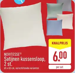 ALDI Novitesse Satijnen kussensloop aanbieding