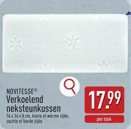 ALDI Novitesse verkoelend neksteunkussen aanbieding