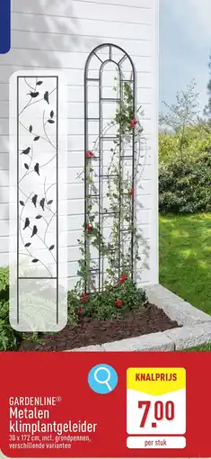 ALDI Gardenline metalen klimplantgeleider aanbieding