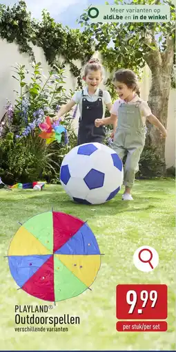 ALDI Playland Outdoorspellen aanbieding