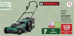 ALDI Ferrex accu-grasmaaier aanbieding