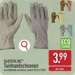 ALDI Gardenline Tuinhandschoenen aanbieding