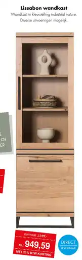 Woonsquare Lissabon Wandkast aanbieding