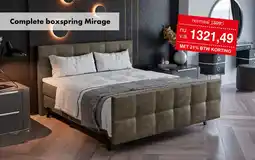 Woonsquare Complete boxspring Mirage aanbieding