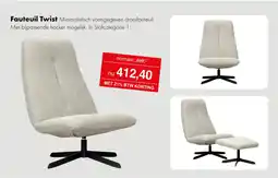 Woonsquare Fauteuil Twist aanbieding