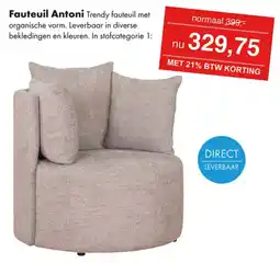 Woonsquare Fauteuil Antoni aanbieding