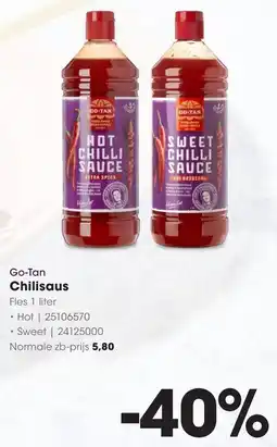 Hanos Go-Tan Chilisaus aanbieding