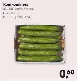 Hanos Komkommers aanbieding