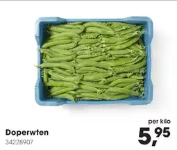 Hanos Doperwten aanbieding