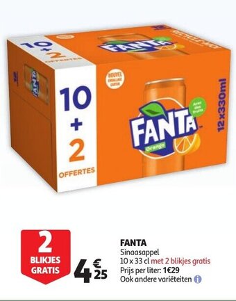 Auchan Fanta aanbieding