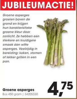 Hanos Groene Asperges aanbieding