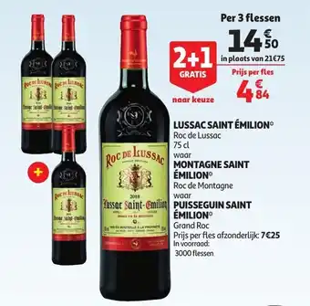 Auchan Lussac Saint Emilion aanbieding