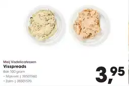 Hanos Meij Visdelicatessen Visspreads aanbieding