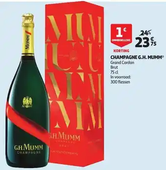 Auchan Champagne G.H. Mumm aanbieding