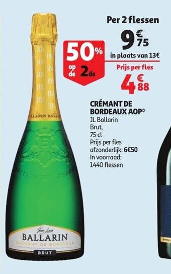 Auchan Cremant De Bordeaux AOP aanbieding