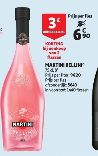 Auchan Martini Bellini aanbieding