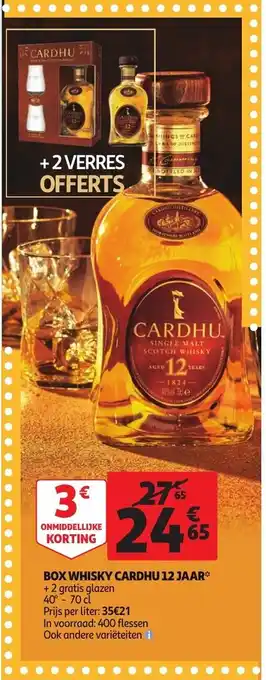Box Whisky Cardhu 12 Jaar