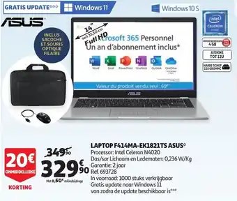 Laptop F414MA-EK1821TS Asus