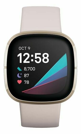 Fitbit Smartwatch Sense Lunar White