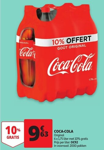 Auchan Coca-Cola aanbieding