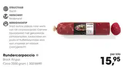 Hanos Rundercarpaccio aanbieding
