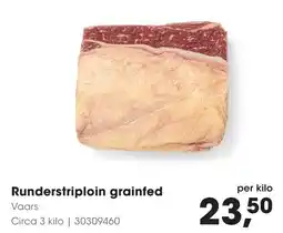 Hanos Runderstriploin grainfed aanbieding