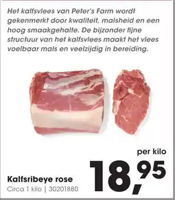 Hanos Kalfsribeye rose aanbieding