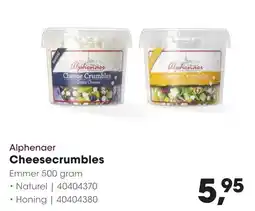 Hanos Alphenaer Cheese Crumbles aanbieding