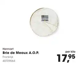Hanos Hennart Brie de Meaux A.O.P. aanbieding