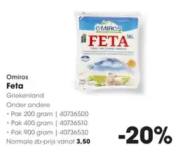 Hanos Omiros Feta aanbieding