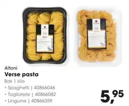 Hanos Altoni Verse pasta aanbieding