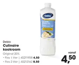 Hanos Debic Culinaire kookroom aanbieding