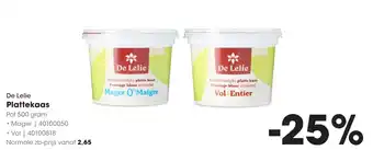 Hanos De Lelie Plattekaas aanbieding