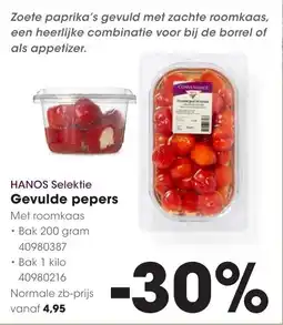 Hanos Hanos Selektie Gevulde pepers aanbieding