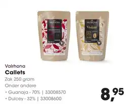 Hanos Valrhona Callets aanbieding