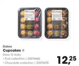 Hanos Didess Cupcakes aanbieding