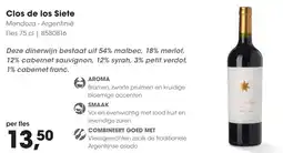 Hanos Clos de los Siete aanbieding