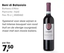 Hanos Beni di Batasiolo aanbieding