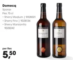 Hanos Domecq aanbieding