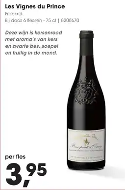 Hanos Les Vignes du Prince aanbieding